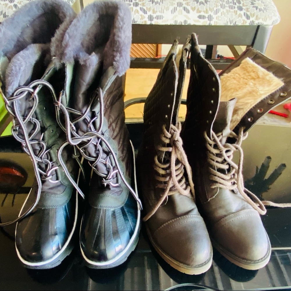 Bundle - women winter boots size 7